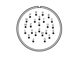 N/MS3106B28-12P