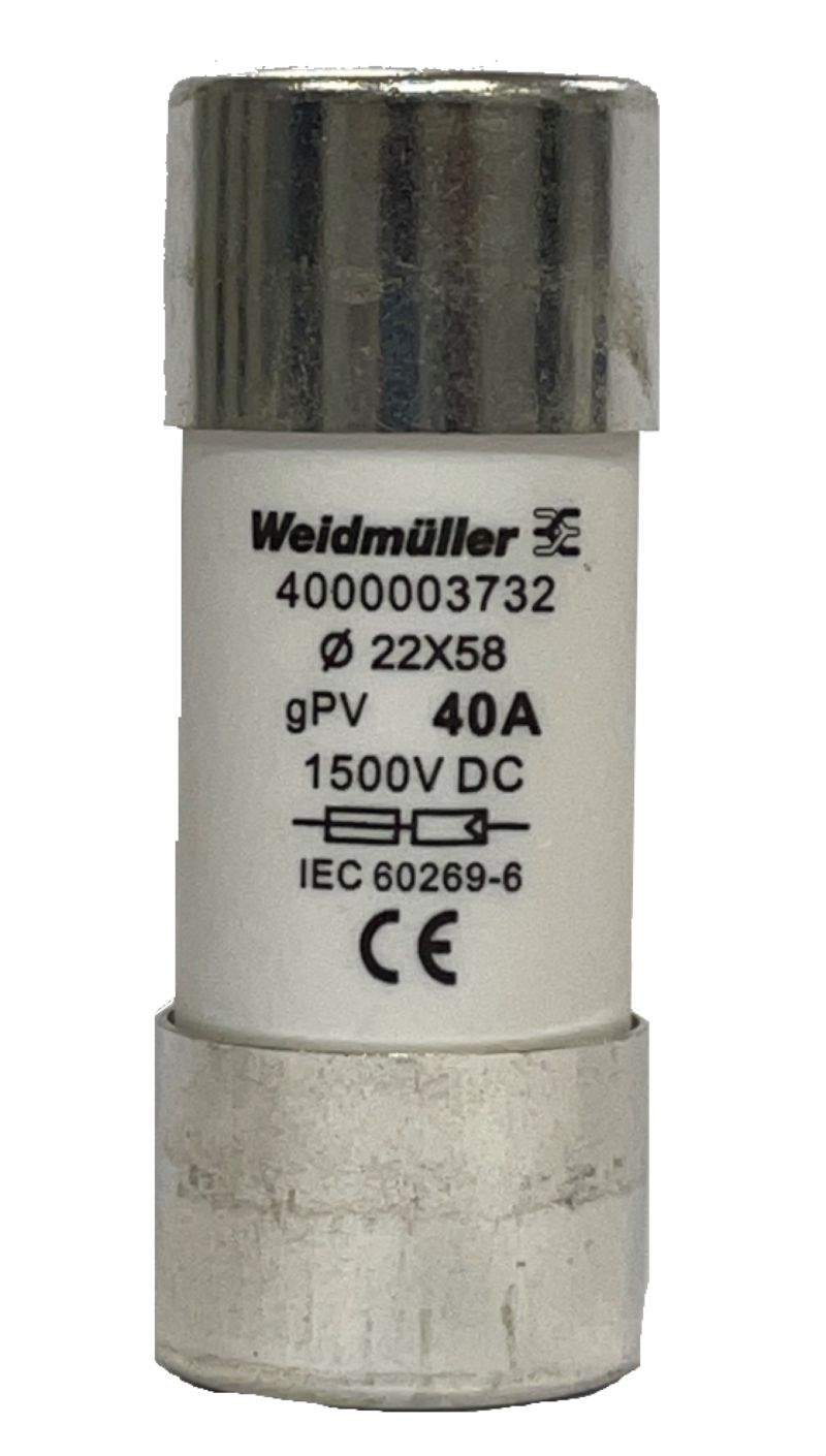 4000003732 FUSE WSFL 22X58 40A 1K5V GPV